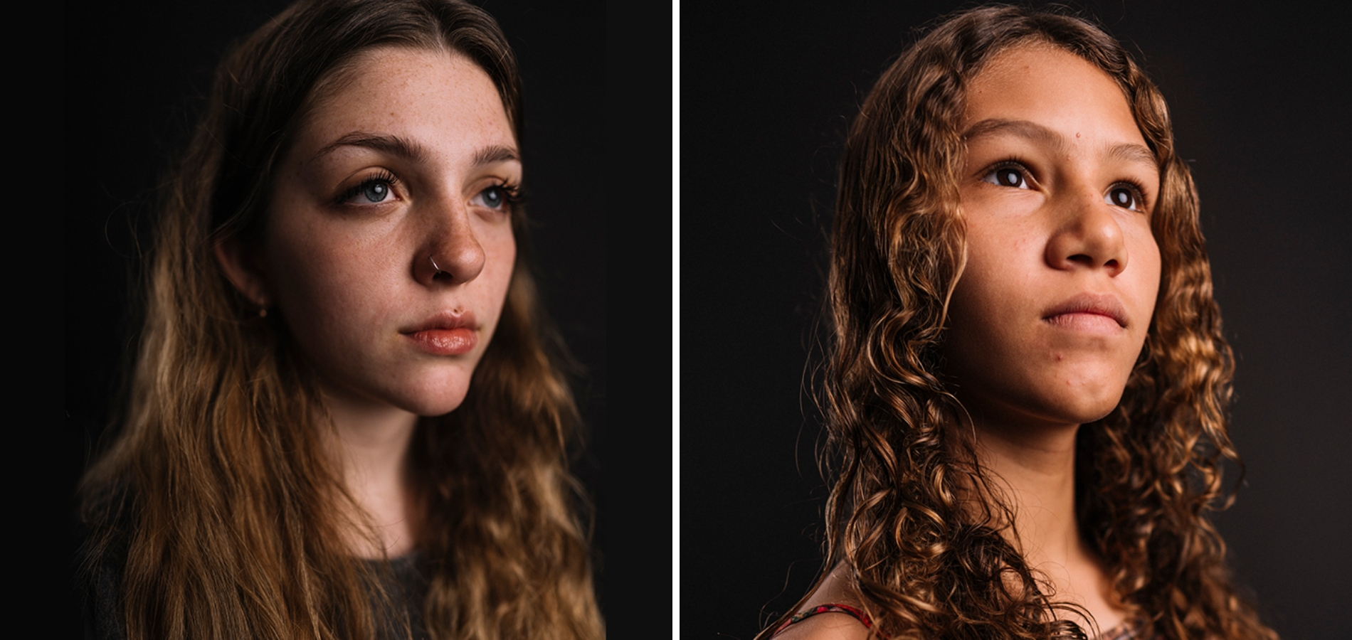 Retrato de las activistas latinoamericanas Chiara y Catarina