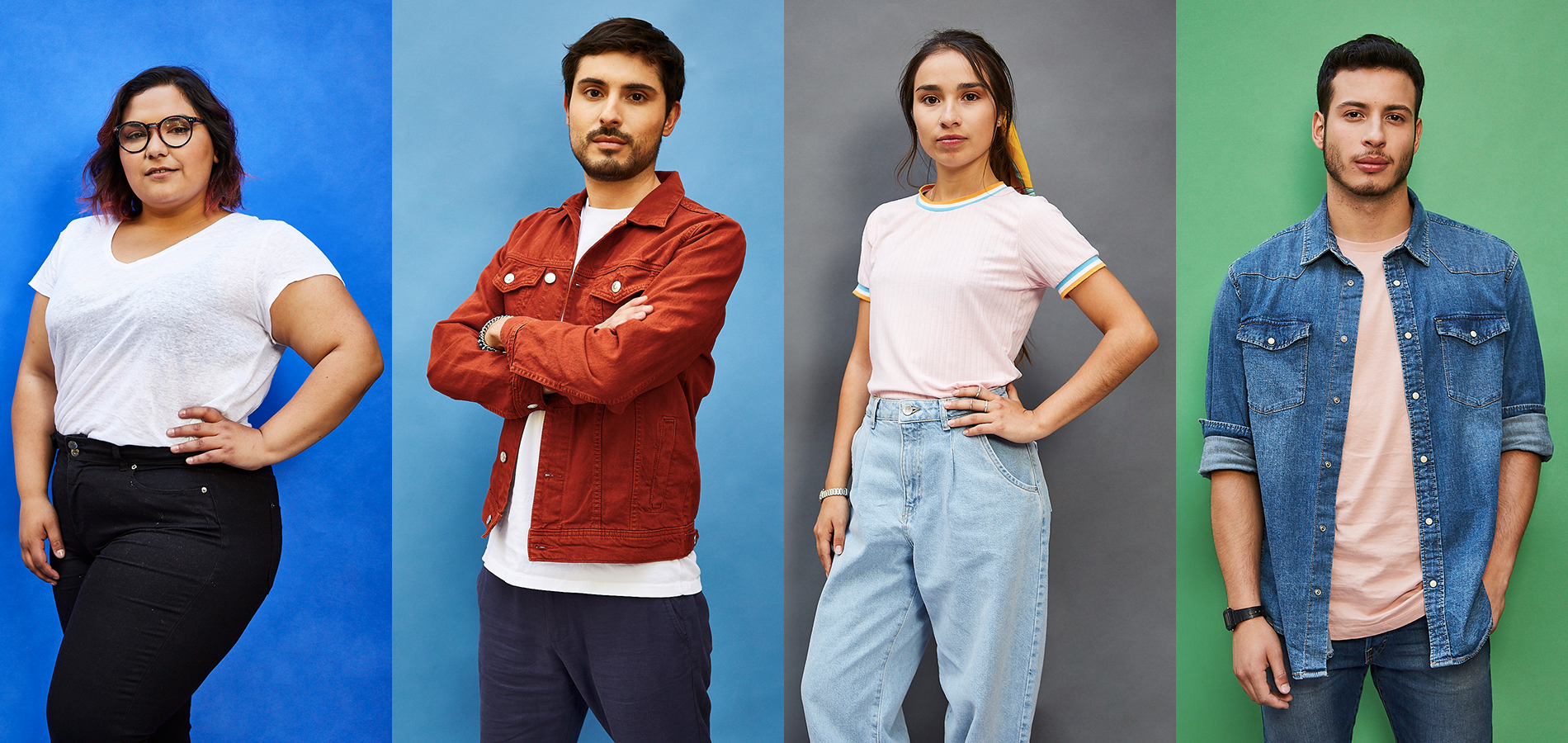 María José Albornoz, Sebastián Ramírez, Francisca Quinteros y Nicolás Arancibia son estudiantes de pedagogía y tutores de Quiero Ser Profe