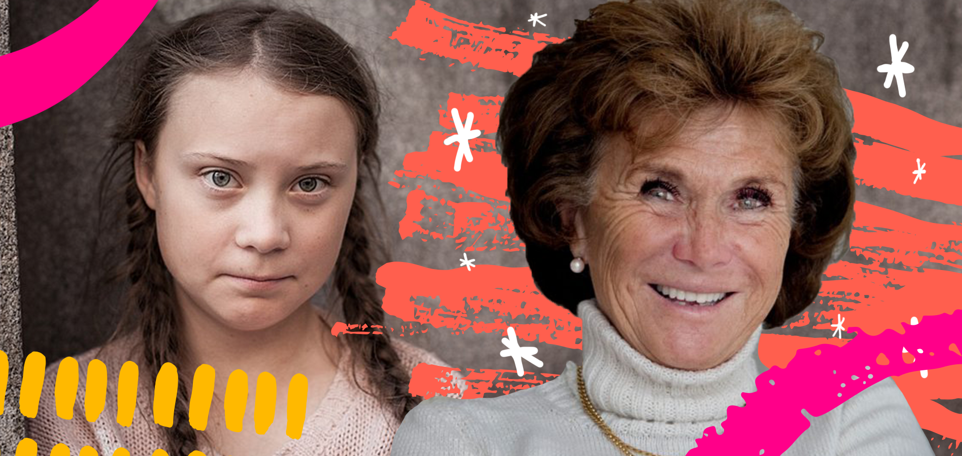 Greta y su profesora Anita