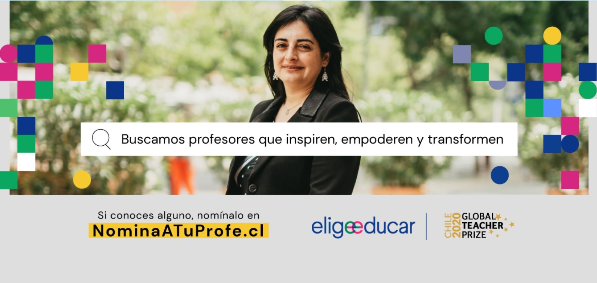 Imagen de la profesora Nadia Valenzuela, ganadora del Global Teacher Pirze Chile 2019