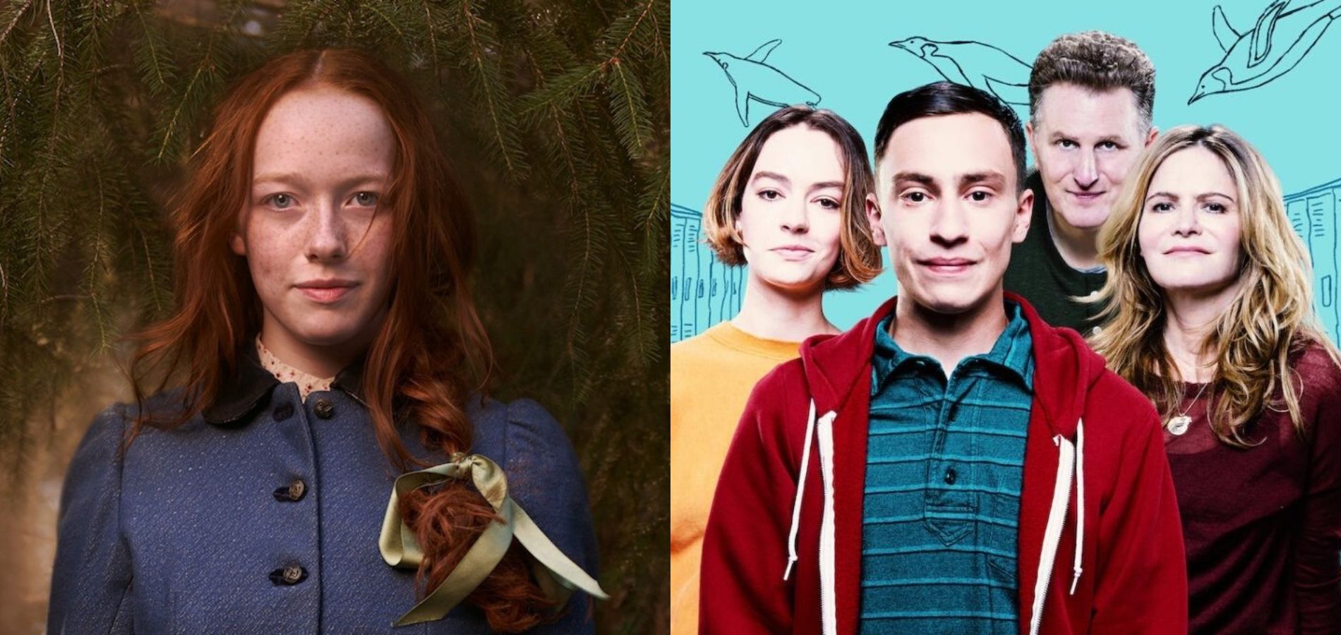Imagen donde sale foto promocional de las series Anne with an E y Atypical