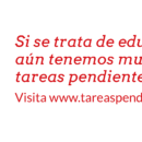Organizaciones de la sociedad civil lanzan campaña para recordar las “tareas pendientes” en Educación